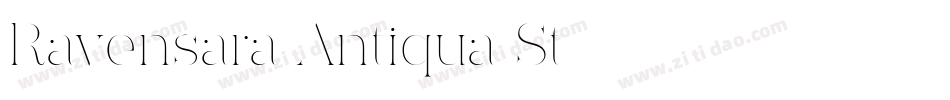 Ravensara Antiqua St字体转换